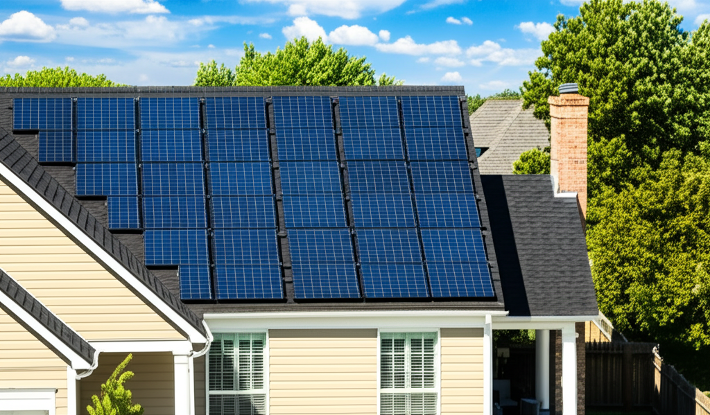 Instalação de sistema fotovoltaico